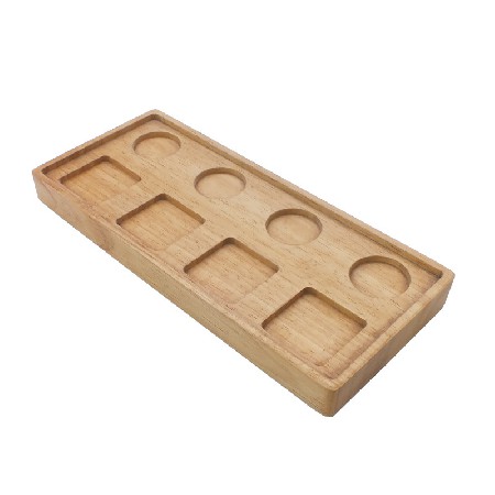 Rubber wood / acacia wood wine tray